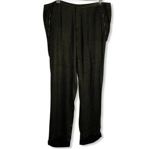 Swildens Gold Metallic Fifty‎ Fluid Pants 3 (L) New
